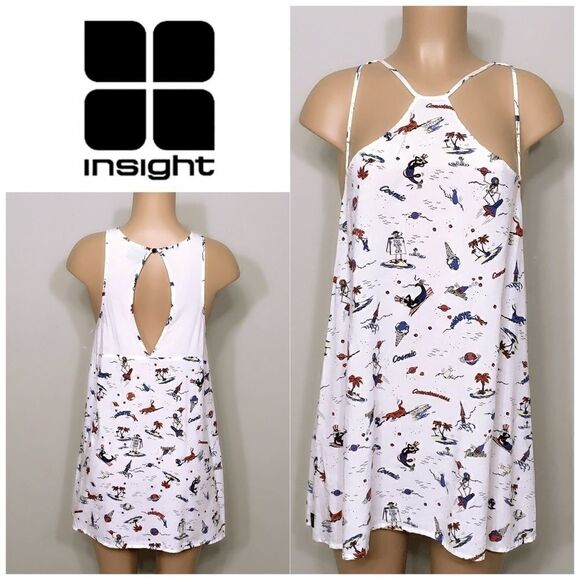 INSIGHT cosmic paradise dress/coverup. New - Picture 1 of 6
